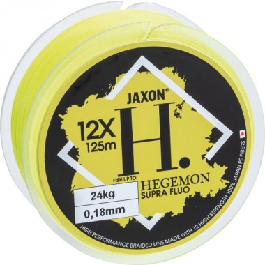 PLECIONKA HEGEMON SUPRA 12X FLUO 0,18mm 125m JAXON