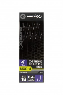 PRZYPONY MXC-4 BOILIE PIN 0,18mm hak 16 MATRIX