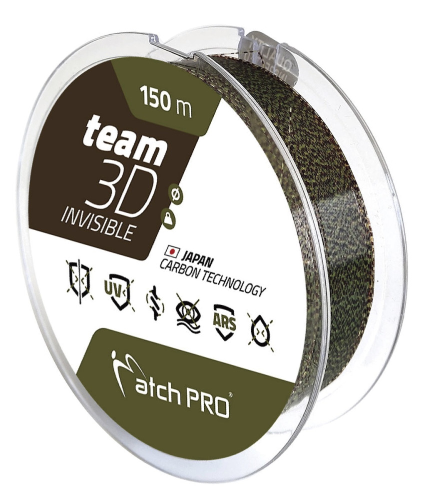 YKA 3D INVISIBLE 0,30mm 150m MATCH PRO
