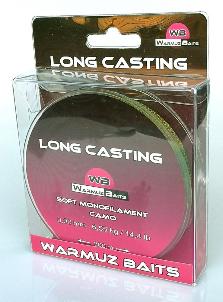 YKA CAMO LONG CASTING 0,30mm 300m WARMUZ BAITS