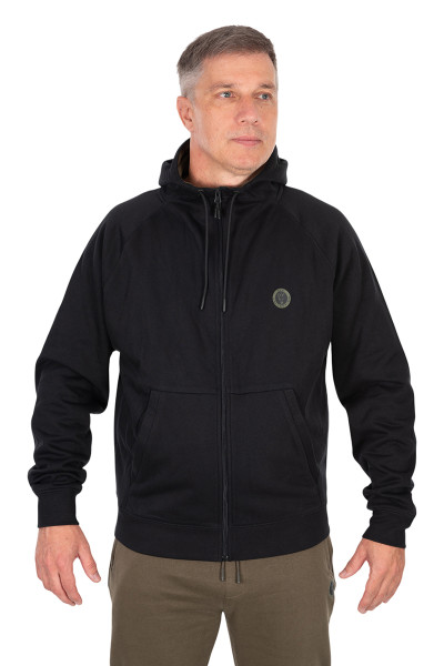 BLUZA FOX COLLECTION ZIPPED HOODY BLACK rozmiar M