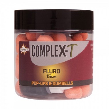 COMPLEX-T FLURO POP UP&DUMBELL 15mm DYNAMITE BAITS