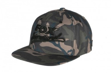 CZAPKA CAMO FLAT PEAK COLLEGE SNAPBACK FOX