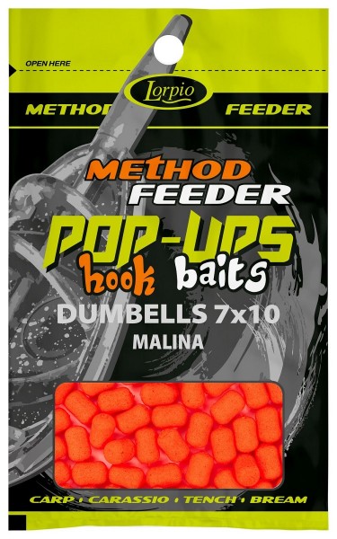 DUMBELLS POP UP 7x10mm MALINA LORPIO