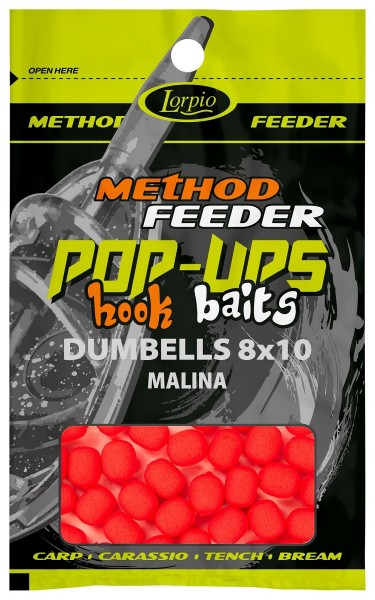 DUMBELLS POP UP 8x10mm MALINA LORPIO