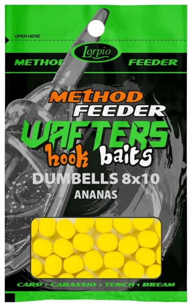DUMBELLS WAFTERS 8x10mm ANANAS LORPIO