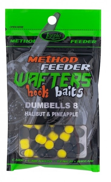 DUMBELLS WAFTERS 8x10mm HALIBUT ANANAS LORPIO
