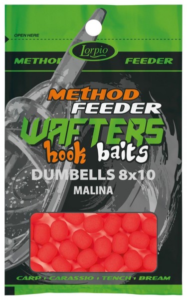 DUMBELLS WAFTERS 8x10mm MALINA LORPIO