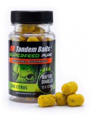 DUMBELLS WAFTERS LIVE CITRUS 15x12mm 30g TANDEM