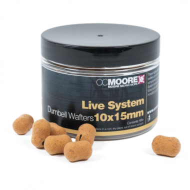 DUMBELLS WAFTERS LIVE SYSTEM 10x15mm CC MOORE