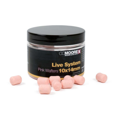 DUMBELLS WAFTERS LIVE SYSTEM PINK 10x14mm CC MOORE