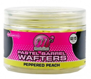 DUMBELLS WAFTERS PASTEL PEACH 12x15mm MAINLINE