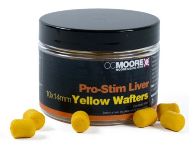 DUMBELLS WAFTERS YELLOW STIM LIVER 10x14mm CCMOORE