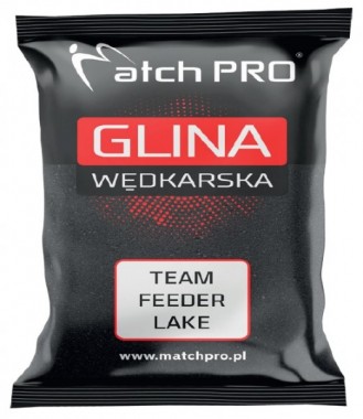 GLINA TEAM FEEDER LAKE CZARNA 1,5kg MATCH PRO