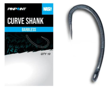 HACZYKI BEZZADZIOROWE CURVE SHANK 10szt roz 4 NASH