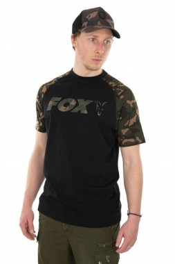 KOSZULKA REGLAN T-SHIRT BLACK/CAMO rozmiar XL FOX