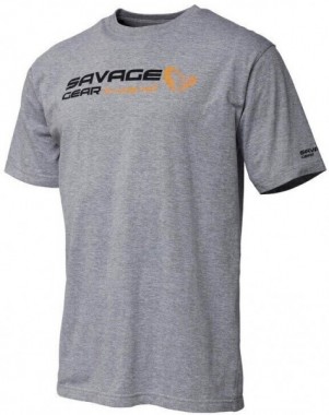 KOSZULKA SIGNATURE LOGO GREY MELANGE roz M SAVAGE