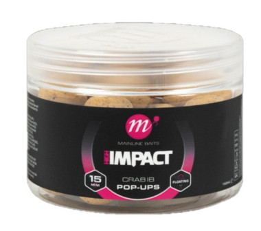 KULKI HI IMPACT POP UP 15mm CRAB IB MAINLINE KARB