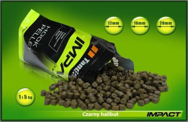 PELET CZARNY HALIBUT 12 mm 5 kg