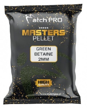PELLET MASTERS GREEN BETAINE 2mm 700g MATCH PRO