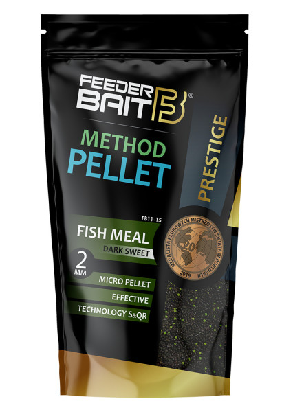 PELLET PRESTIGE DARK SWEET 2mm 800g FEEDER BAIT