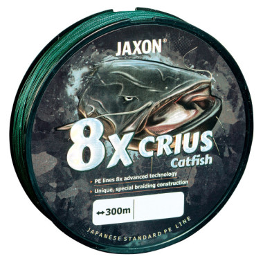 PLECIONKA CRIUS 8X CATFISH GREEN 0,37mm 300m JAXON