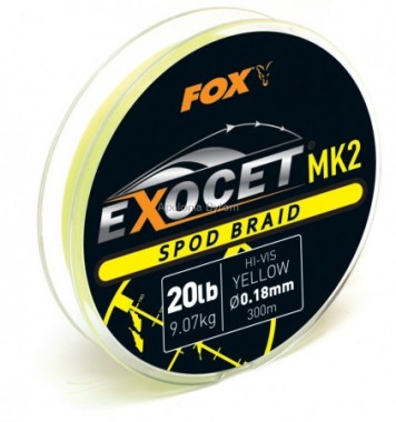 PLECIONKA EXOCET MK2 SPOD FOX BRAID 0,18mm 300m