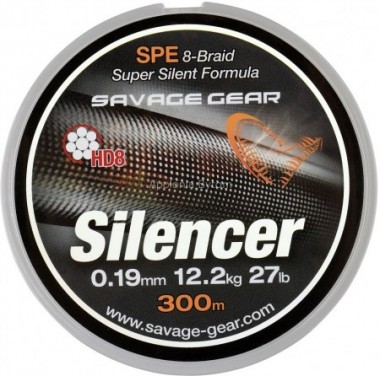 PLECIONKA HD8 SILENCER 120m 0,12mm 6,3kg SAVAGE