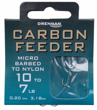 PRZYPON CARBON FEEDER 10 na 0,20mm DRENNAN