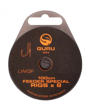 PRZYPONY LWGF READY RIGS 100cm 0,11mm hak 20 GURU