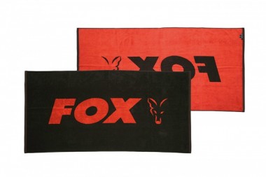 RĘCZNIK BEACH TOWEL BLACK ORANGE FOX 80x160