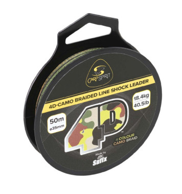STRZAWKA CARP SPIRIT 4D SHOCK LEADER 50m 40lb