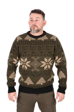 SWETER WITECZNY FOX FESTIVE JUMPER rozmiar M FOX