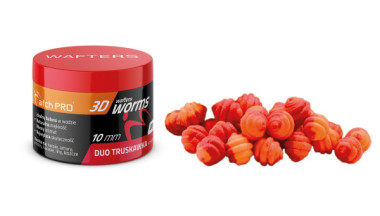 WORMS WAFTERS DUO STRAWBERRY 10mm MATCH PRO