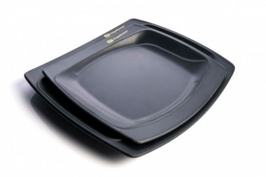 ZESTAW 2 TALERZY SQ DLX MELAMINE PLATE PACK RIDGE