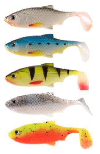 ZESTAW GUM JAXON INTENSA KR�PIK 7cm MIX2 5 sztuk