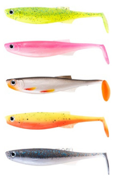 ZESTAW GUM JAXON INTENSA TRYTON 10cm MIX1 5 sztuk