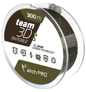 �Y�KA 3D INVISIBLE 0,23mm 300m MATCH PRO