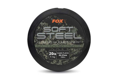 YKA SOFT STEEL FLECK CAMO MONO 0,37mm 1000m FOX