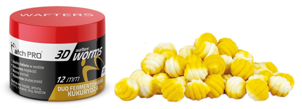3D WORMS MATCH PRO WAFTERS CSL 12mm