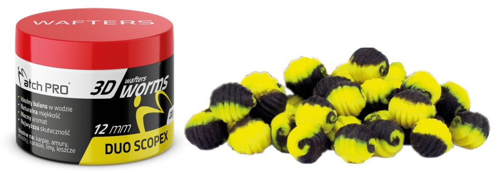 3D WORMS MATCH PRO WAFTERS SCOPEX 12mm