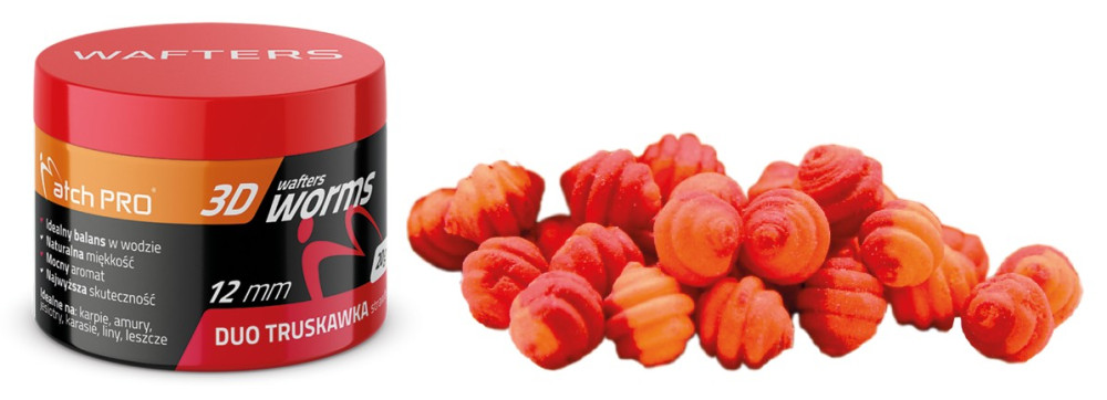 3D WORMS MATCH PRO WAFTERS TRUSKAWKA 12mm