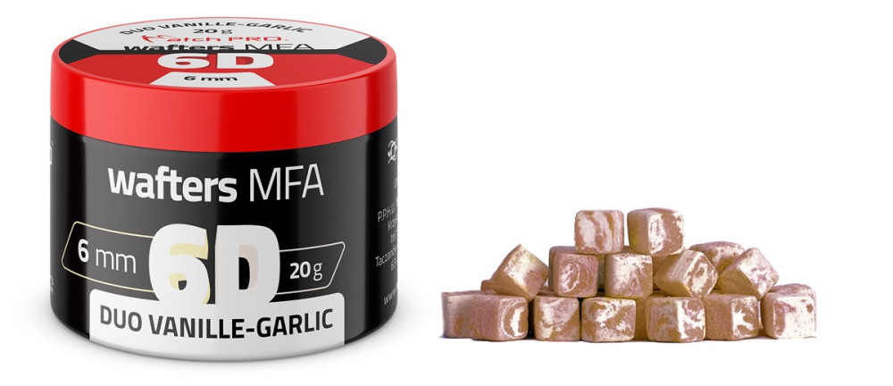 6D WAFTERS MFA DUO VANILLE GARLIC 6x6mm MATCH PRO