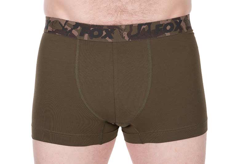 BOKSERKI SHORT BOXER KHAKI BLACK 2szt roz. M FOX