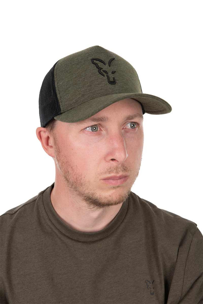 CZAPKA COLLECTION TRUCKER CAP GREEN BLACK FOX