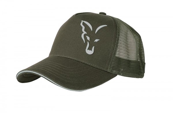 CZAPKA GREEN SILVER TRUCKER CAP FOX