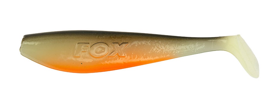 GUMA ZANDER PRO SHADS UV 10cm HOT OLIVE FOX RAGE