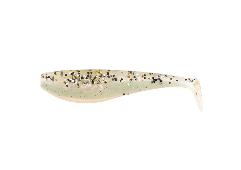 GUMA ZANDER PRO SHADS UV 10cm SALT PEPPER FOX RAGE