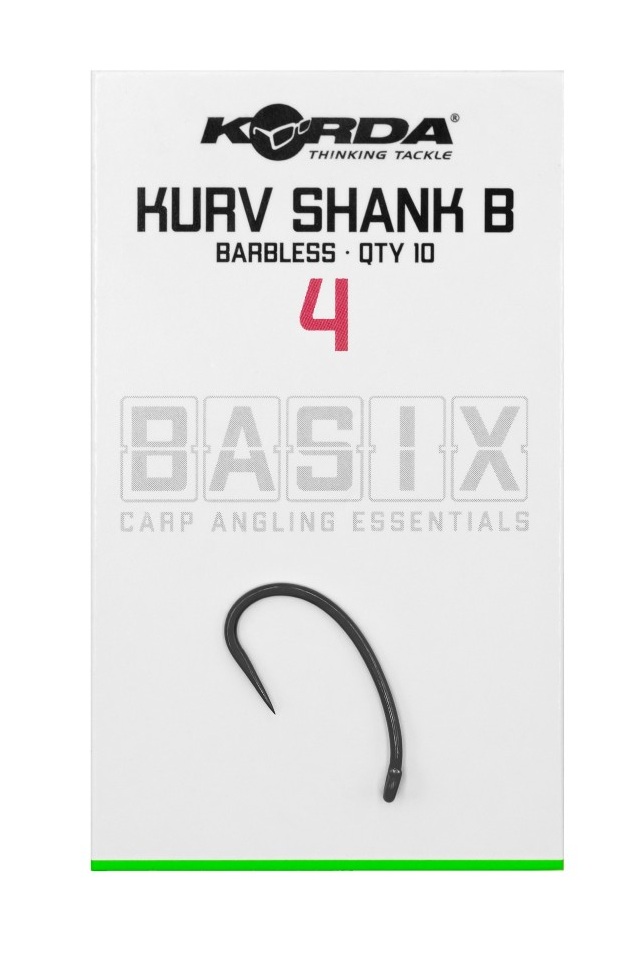 HACZYKI BEZZADZIOROWE BASIX KURV SHANK roz 4 KORDA
