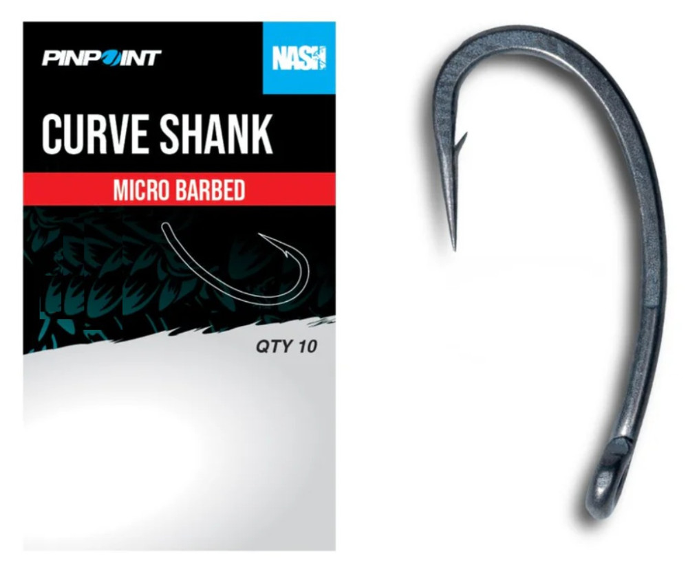 HACZYKI CURVE SHANK 10 sztuk rozmiar 8 NASH